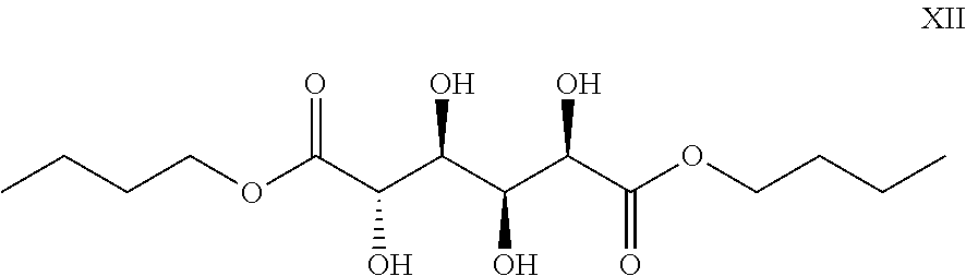 Method of producing furan carboxylates from aldaric acids by using solid heterogeneous catalyst