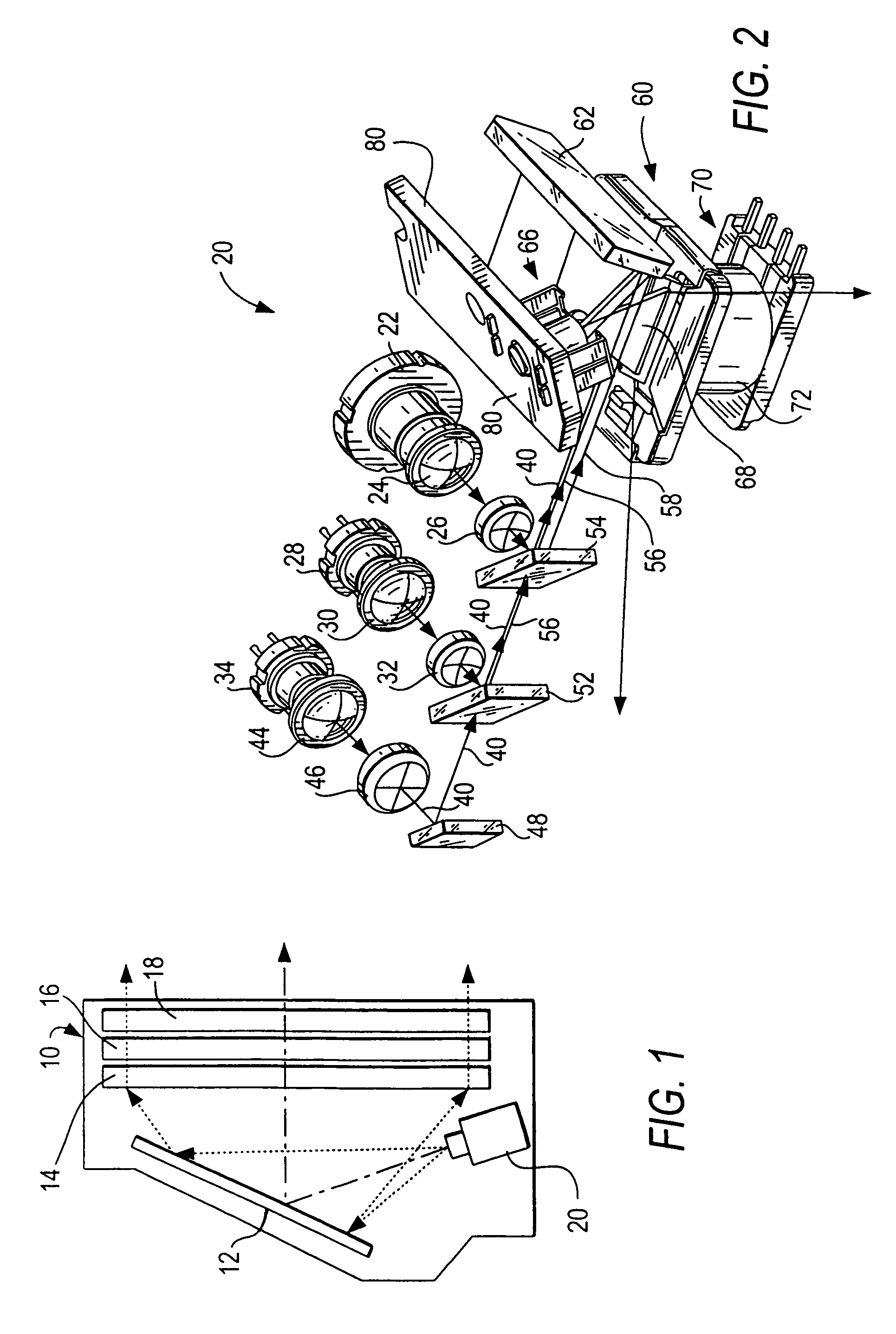 Color image projection system and method