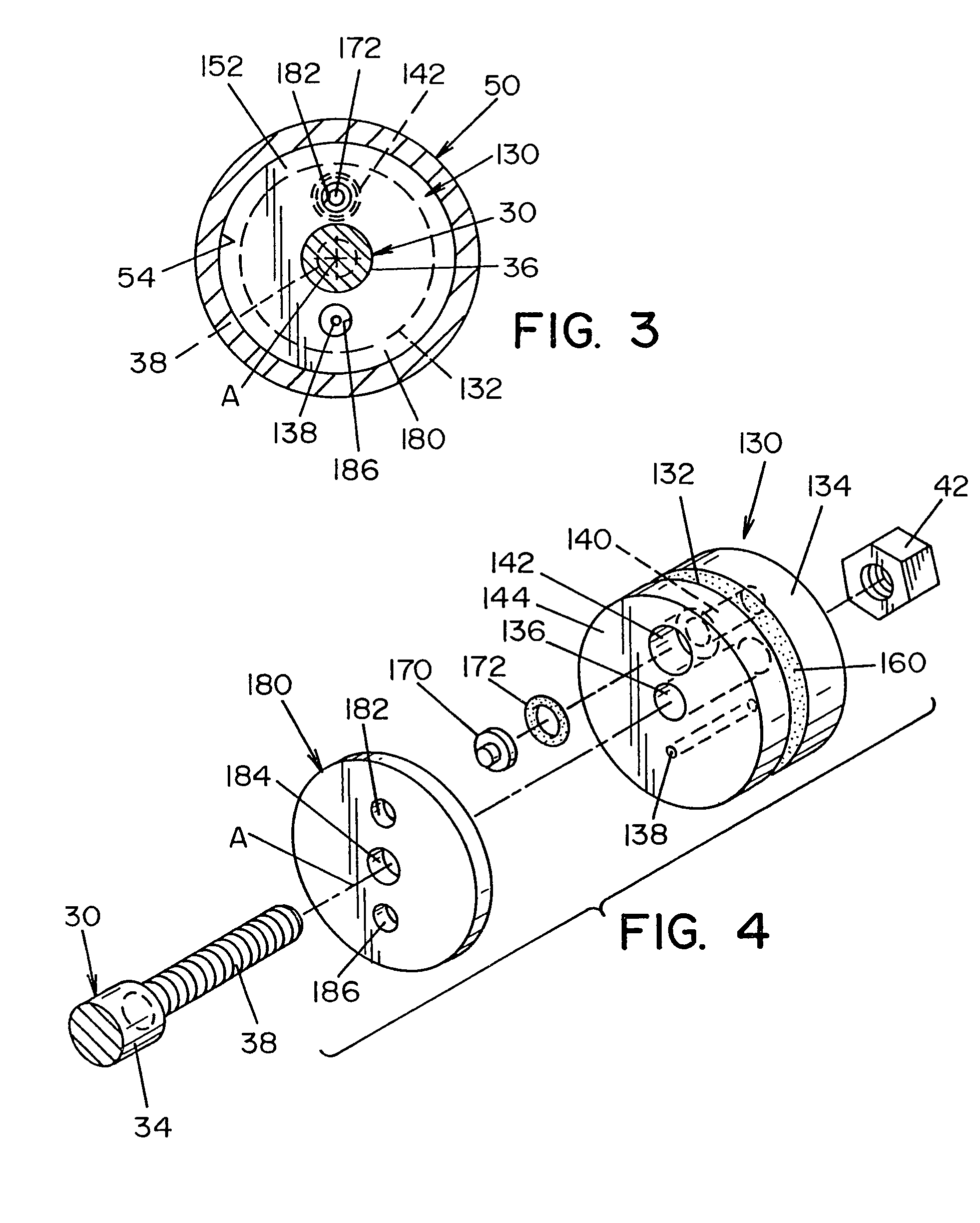 Dampened compression spring rod