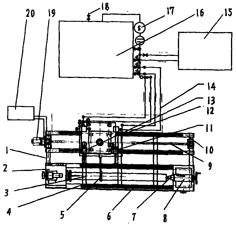 Induction remelting machine tool