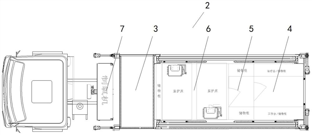 Vehicle-mounted medical shelter system