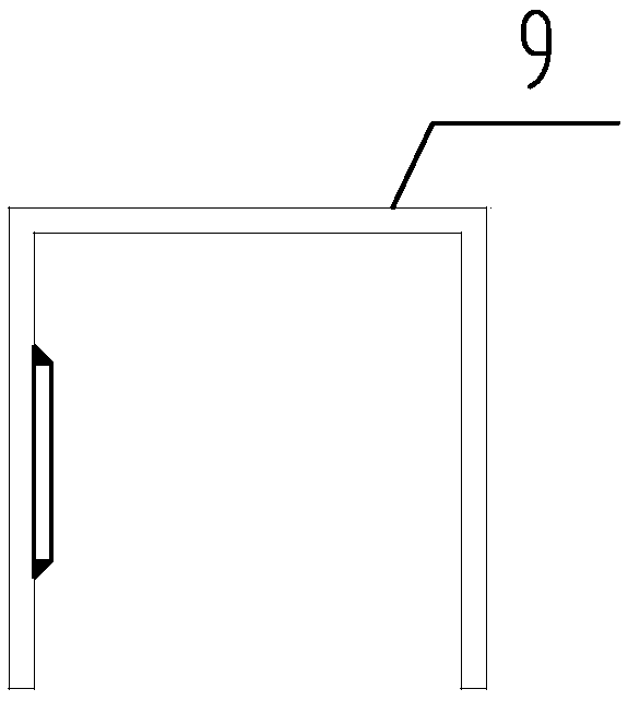 Simple and convenient disassembling and assembling device of horizontal flange connecting device