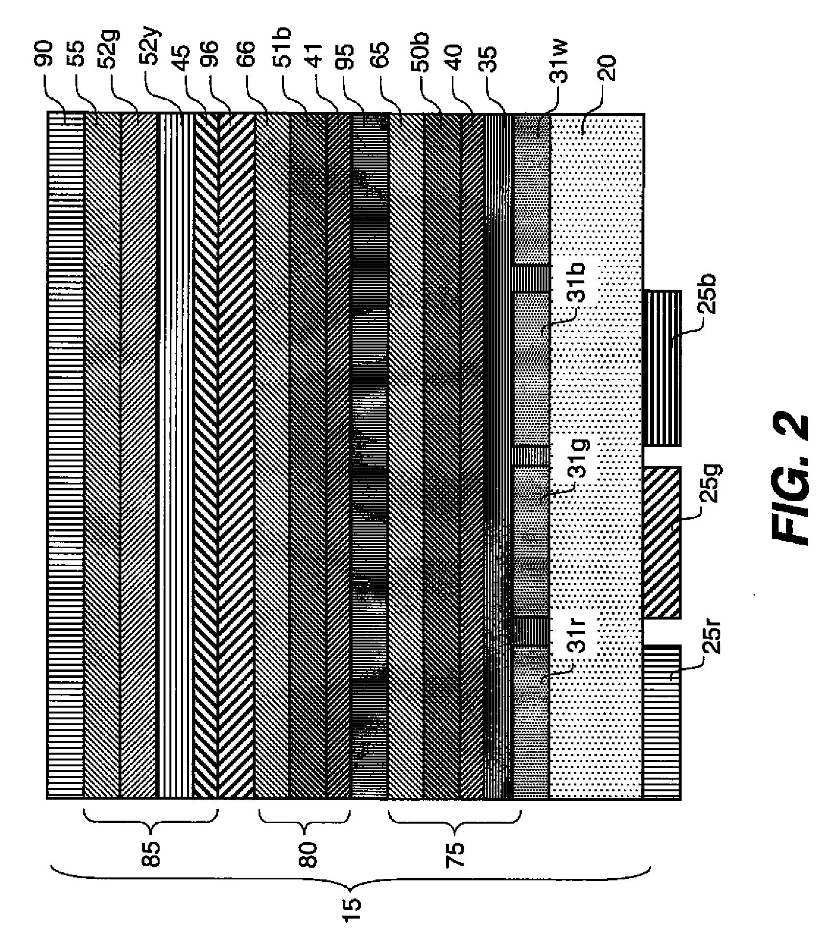 High-color-temperature tandem white OLED