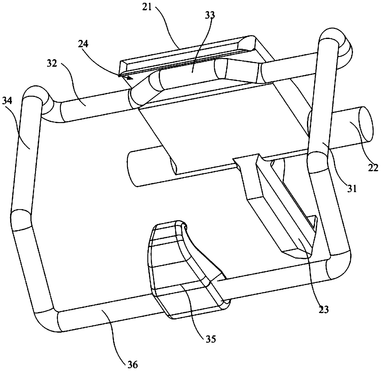 Unlocking structure and optical module