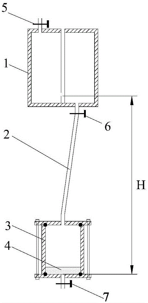 Method for measuring nonlinear isothermal-adsorption curve of cohesive soil