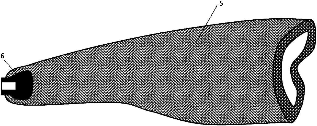 A three-dimensional braided composite material prosthesis and its preparation method