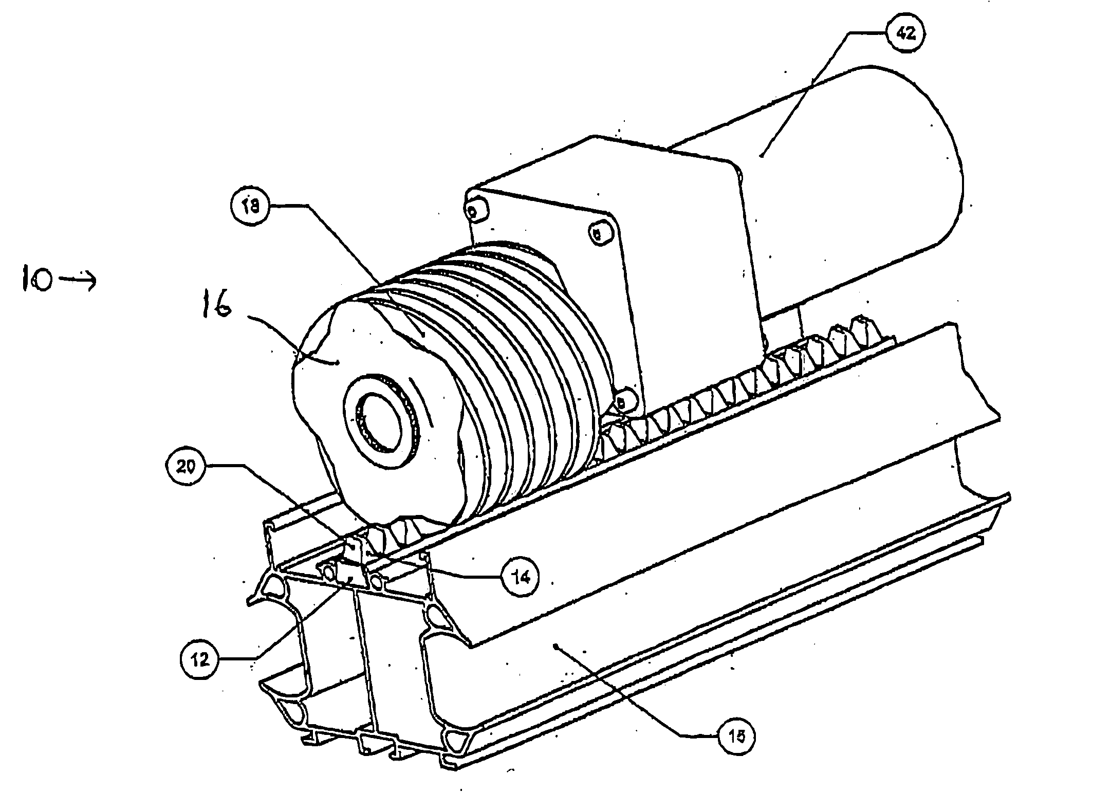 Lift drive device