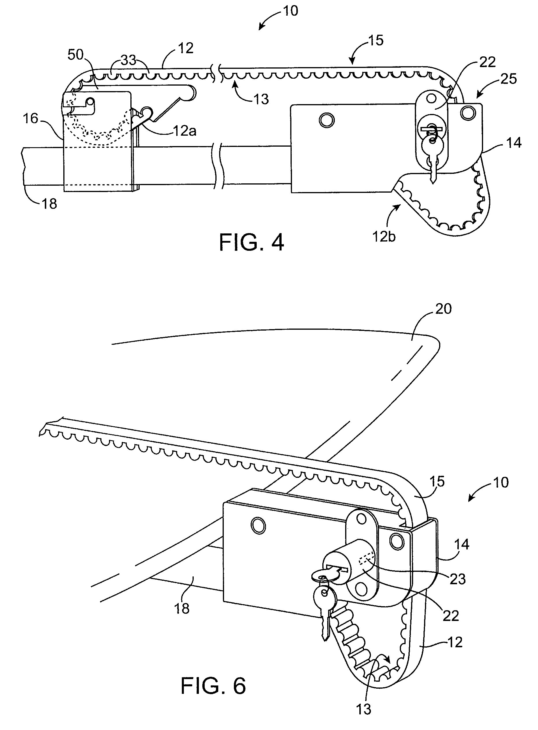 Ratcheting strap-down system