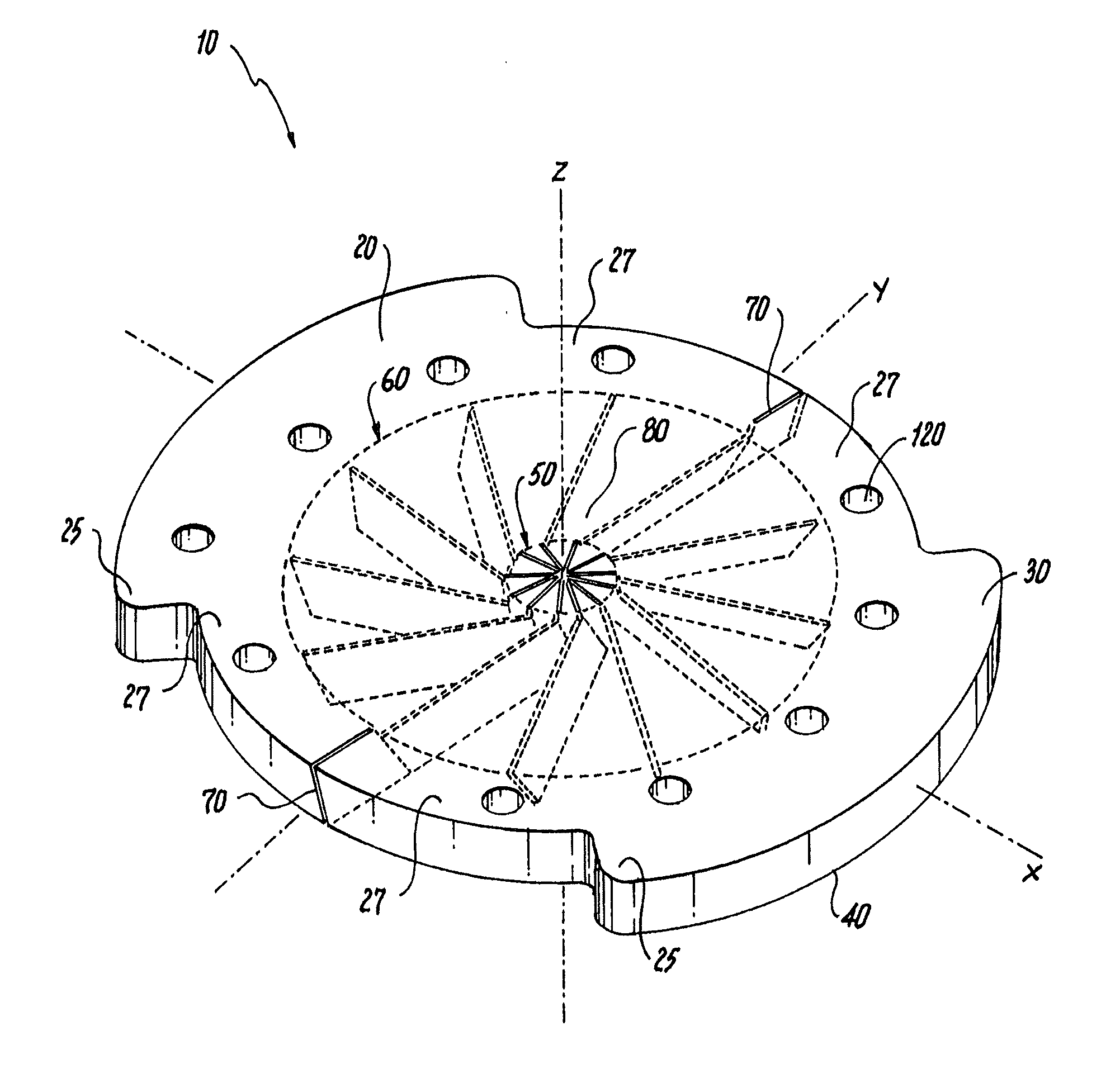 Large french size hemostatic valve configuration