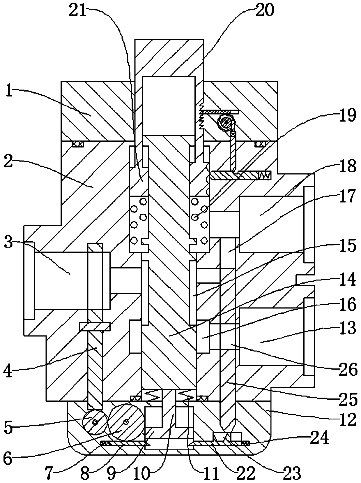 Anti-continuous-treading accelerator valve