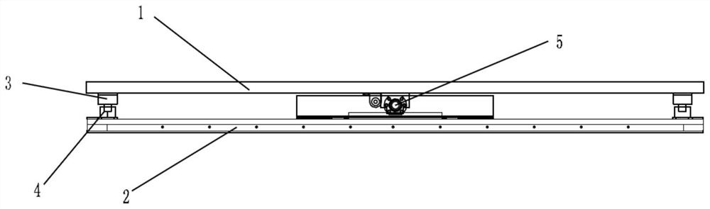 Intelligent large screen lifting structure for piano