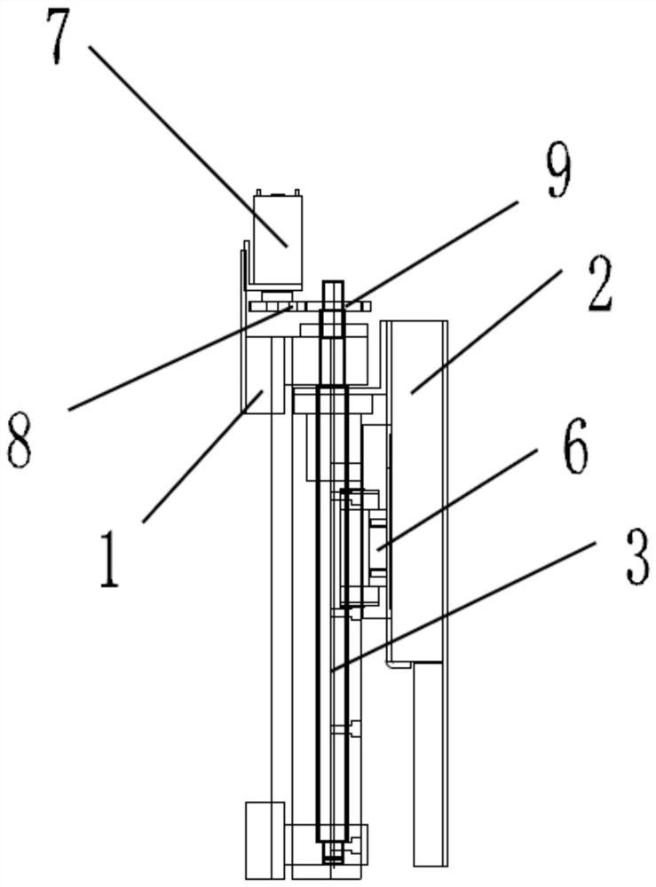 Intelligent large screen lifting structure for piano