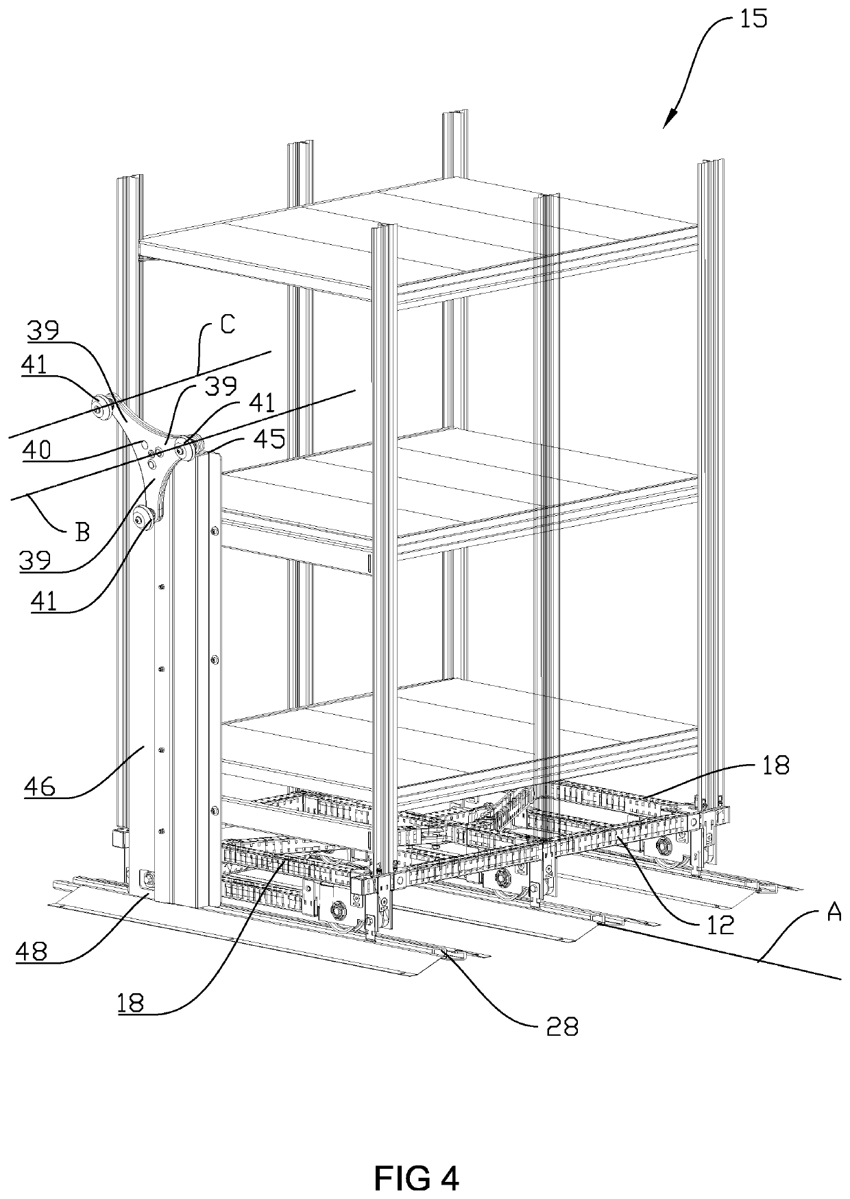 Modular framework for shelving