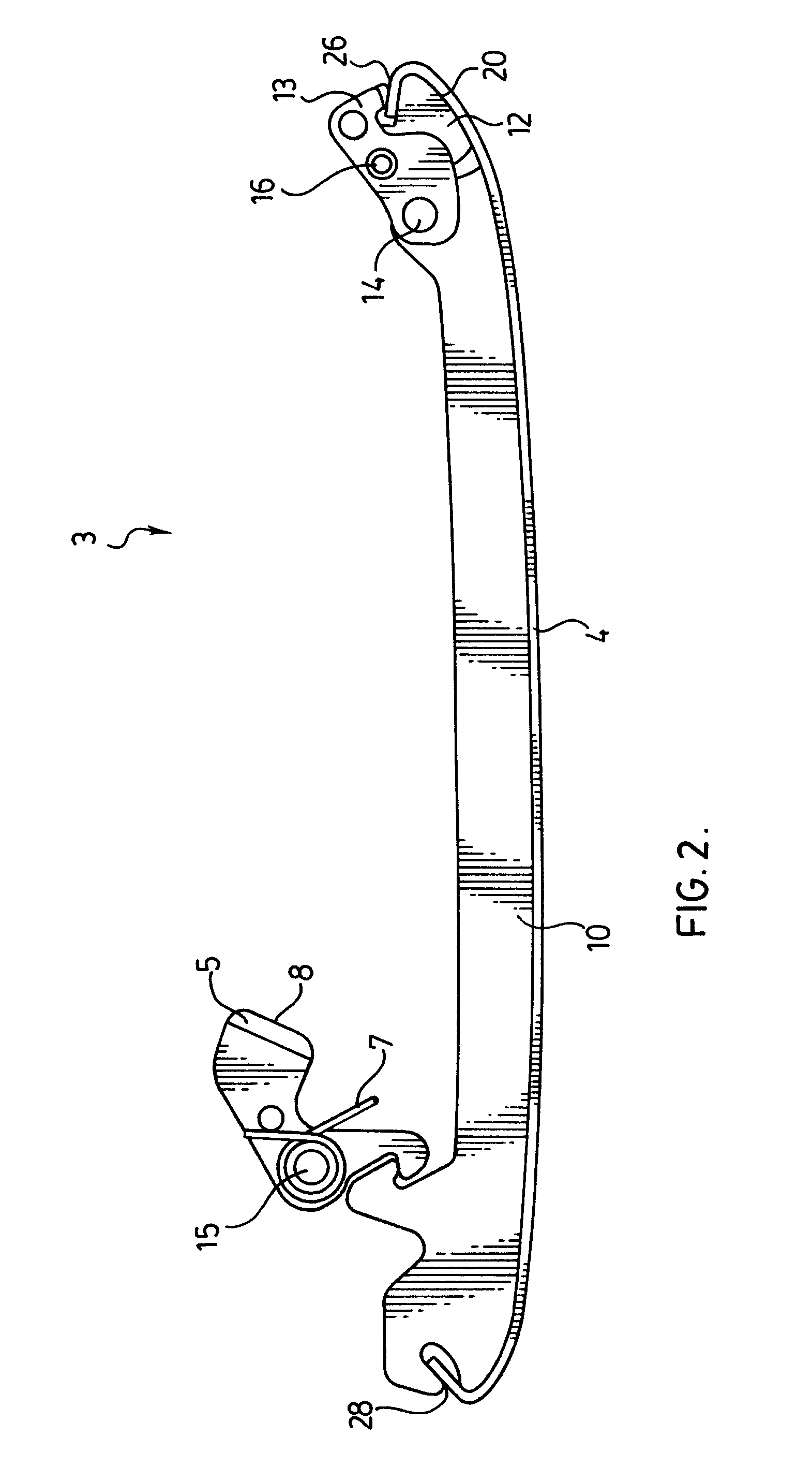 Skate with pivoting rocker and replaceable blade