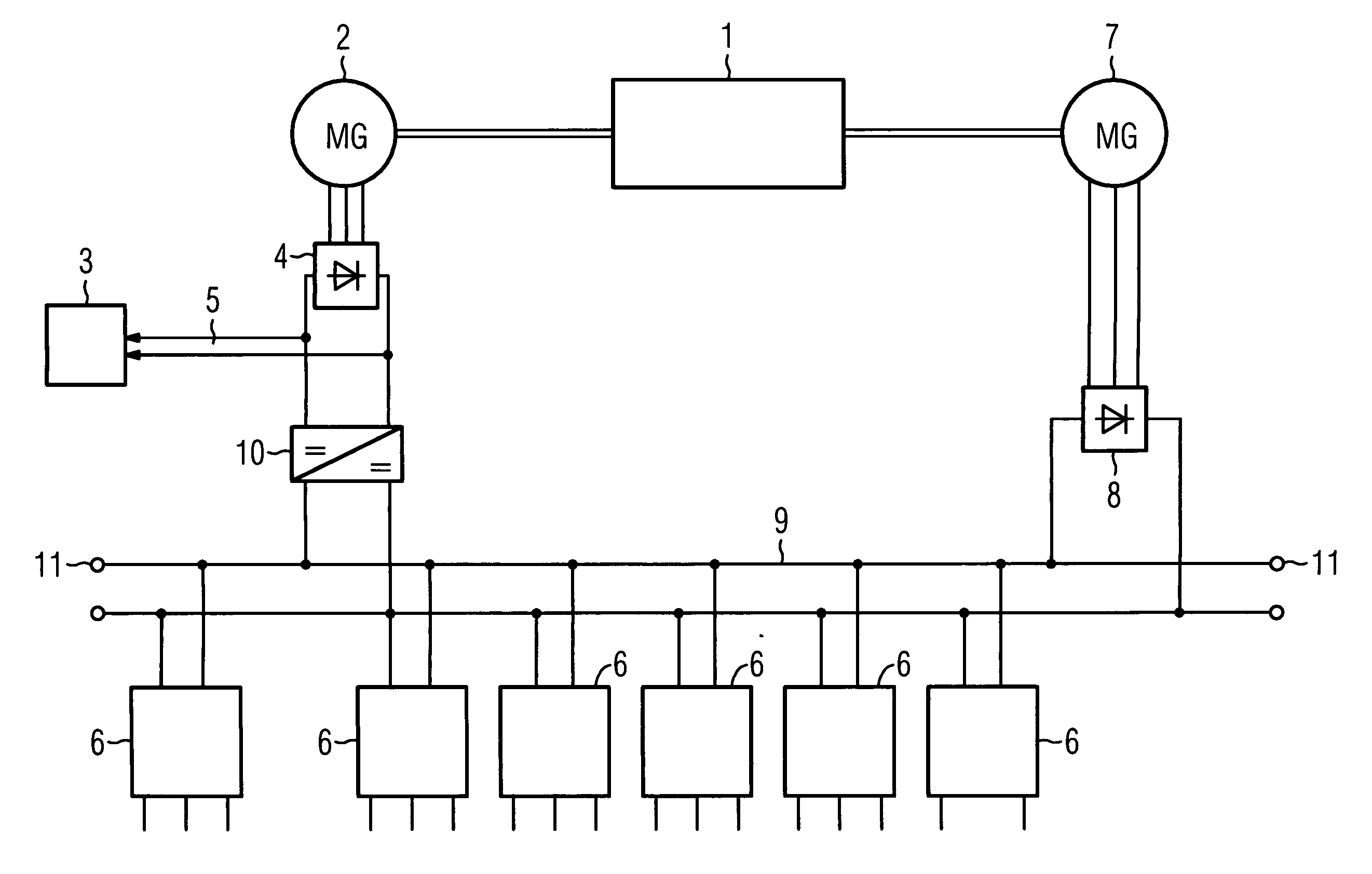 Diesel electric locomotive