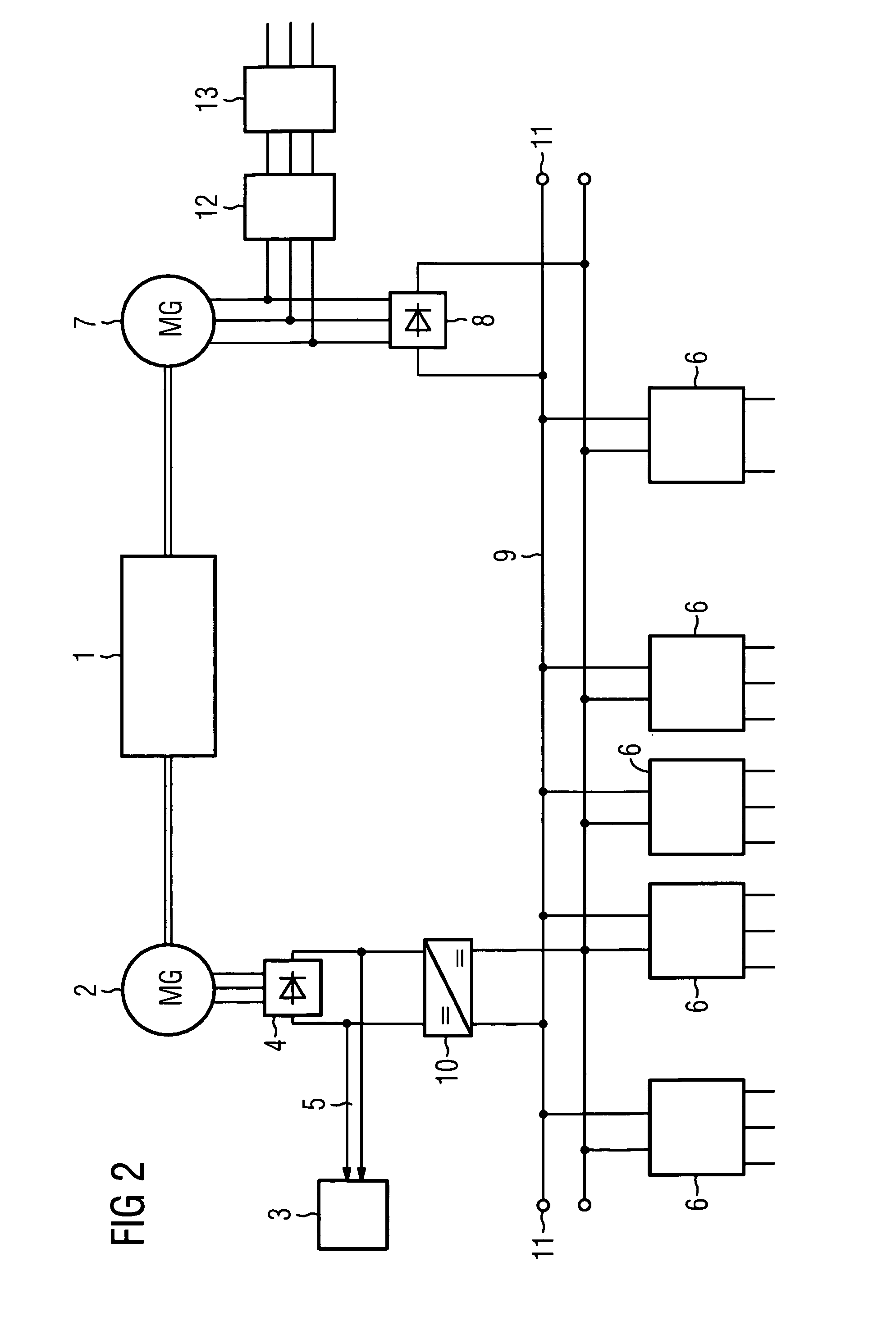 Diesel electric locomotive