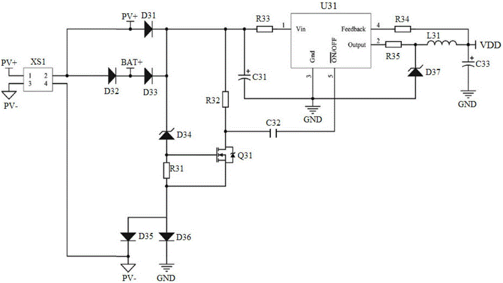 Solar air-conditioning system having charging, controlling and H-bridge inversion functions