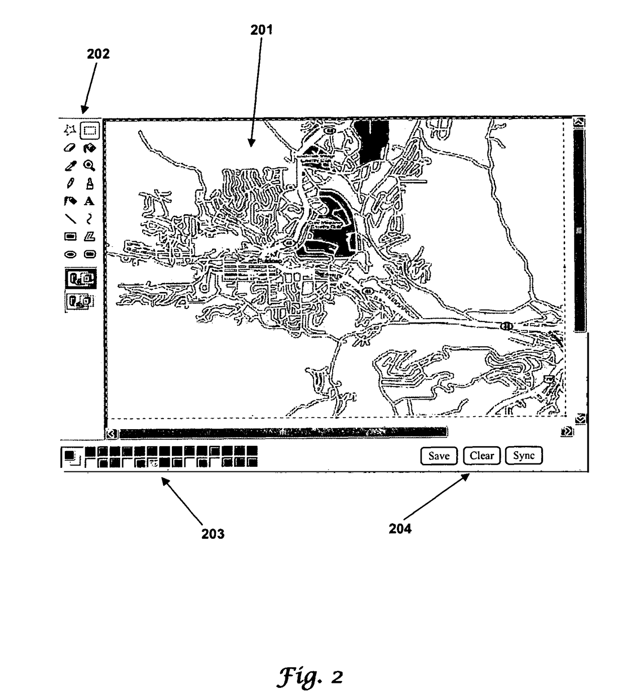 Sharing geographical information between users