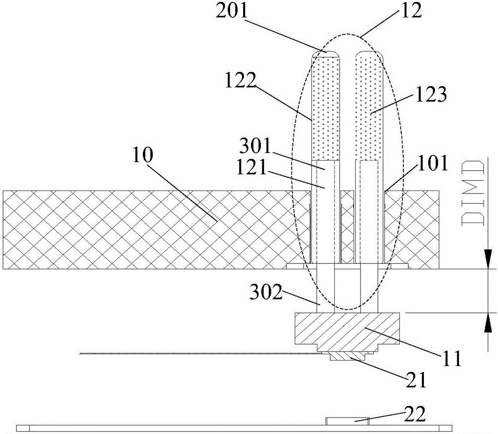 Plug-pull mechanism and plug-pull device for board-to-board connector