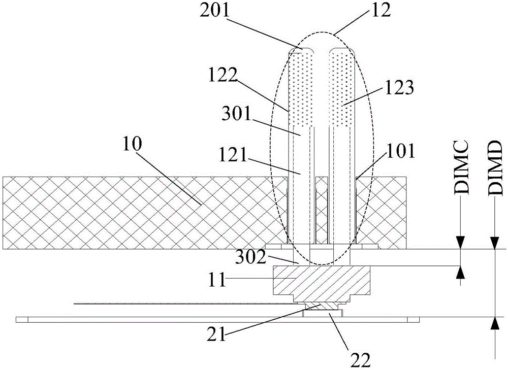 Plug-pull mechanism and plug-pull device for board-to-board connector