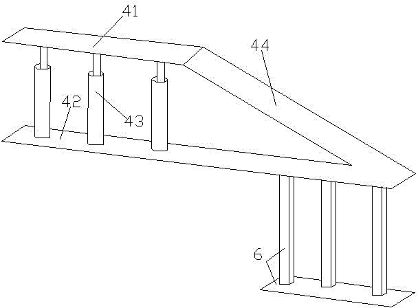 Step-type non-coal pillar mining method in steeply inclined medium-thick coal seam