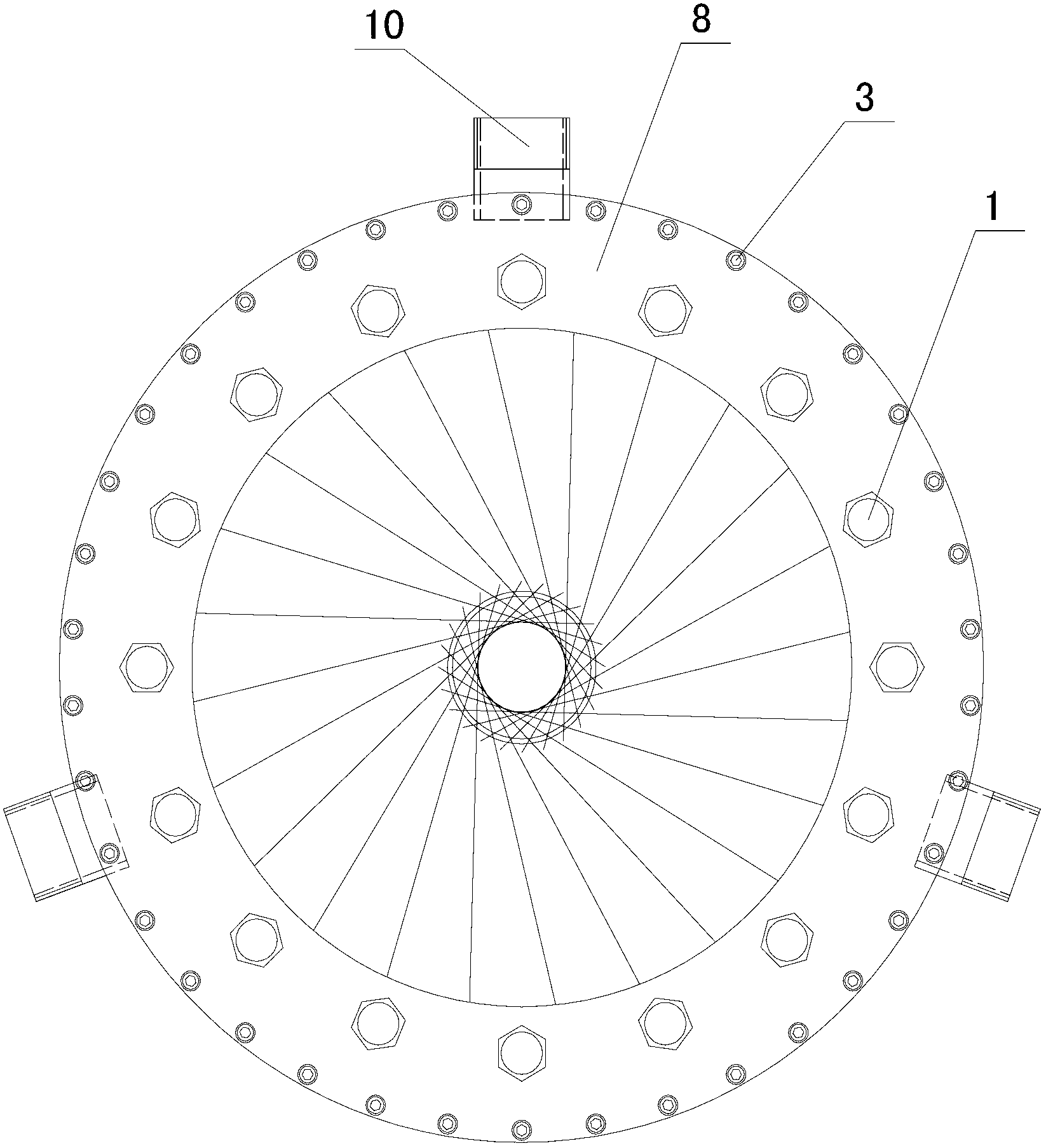 Super high-speed quenching device for steel tube