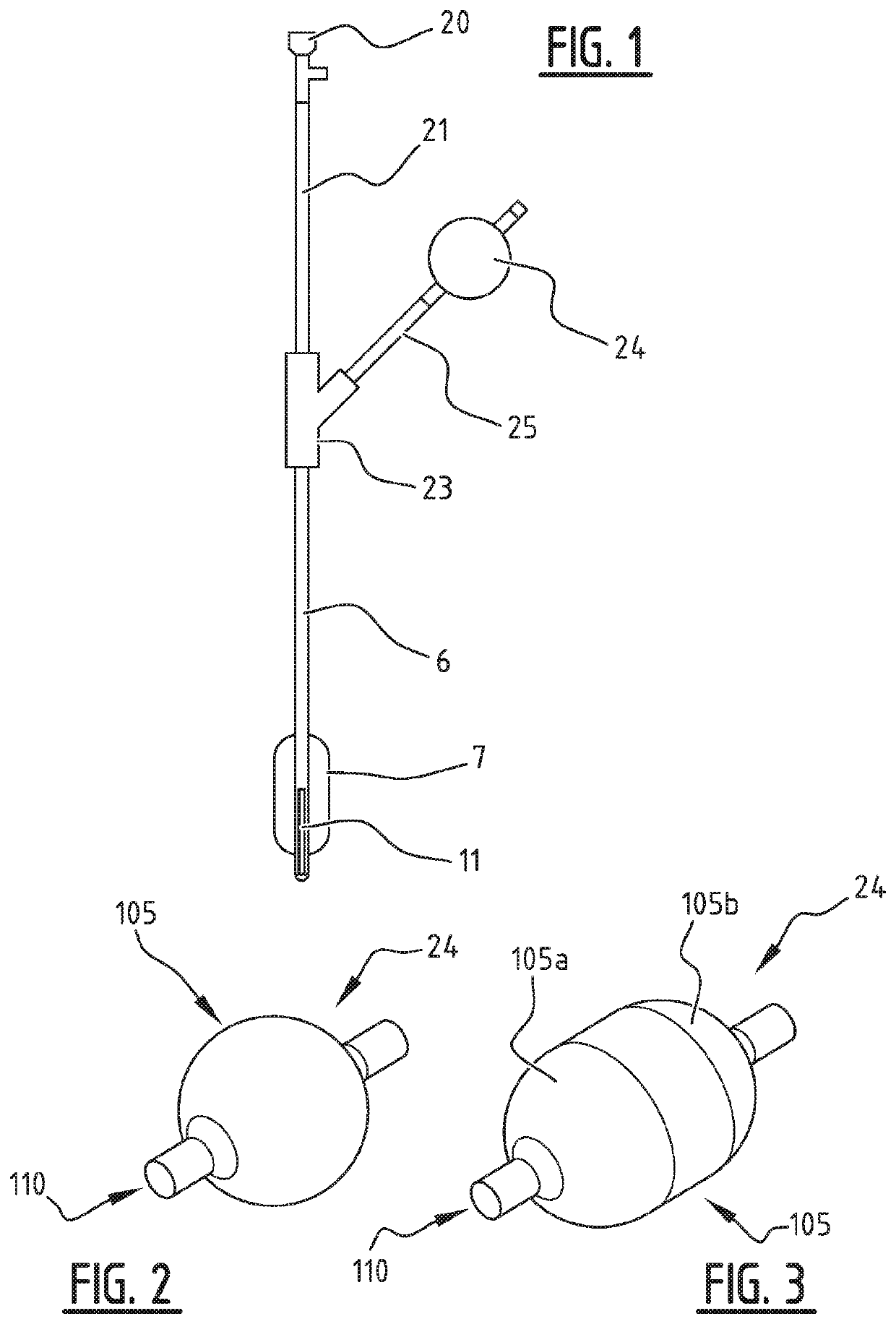 System with an inflatable member for being arranged in the patient's respiratory tract