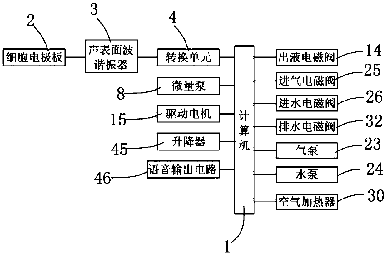 Device and method for detecting concentration of cycloheximide solution