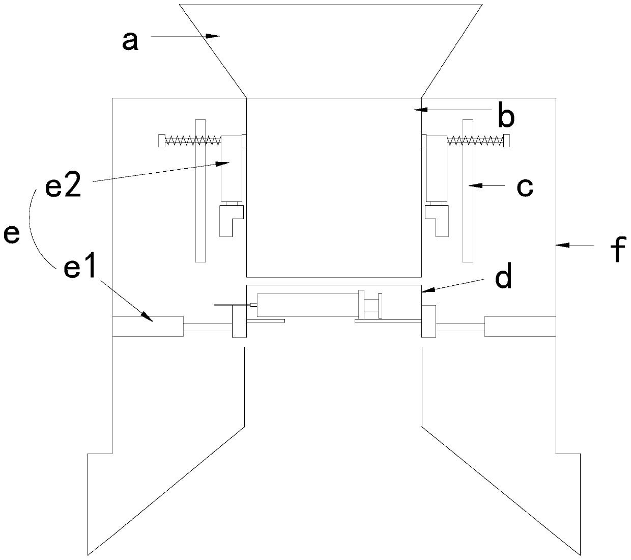 Medical waste crushing and incinerating integrated machine