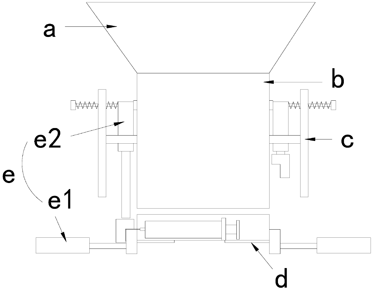 Medical waste crushing and incinerating integrated machine