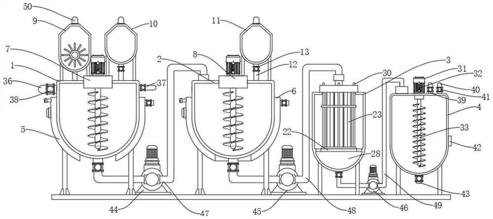 Mechanical device for producing polyamide resin wet strength agent