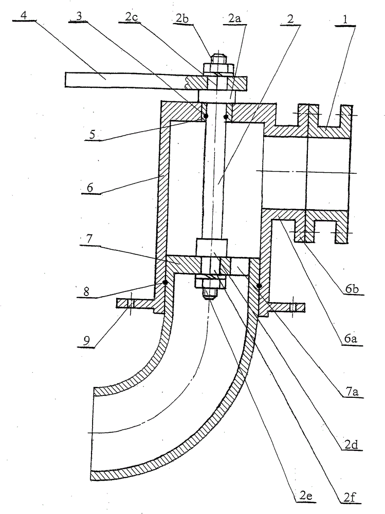 Rudderless course control device for ship