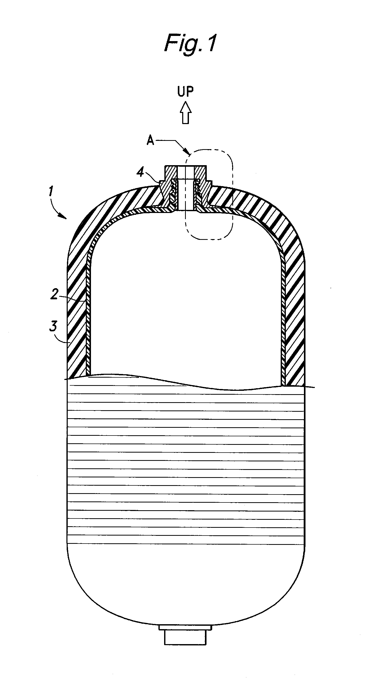 Pressure vessel having improved sealing arrangement