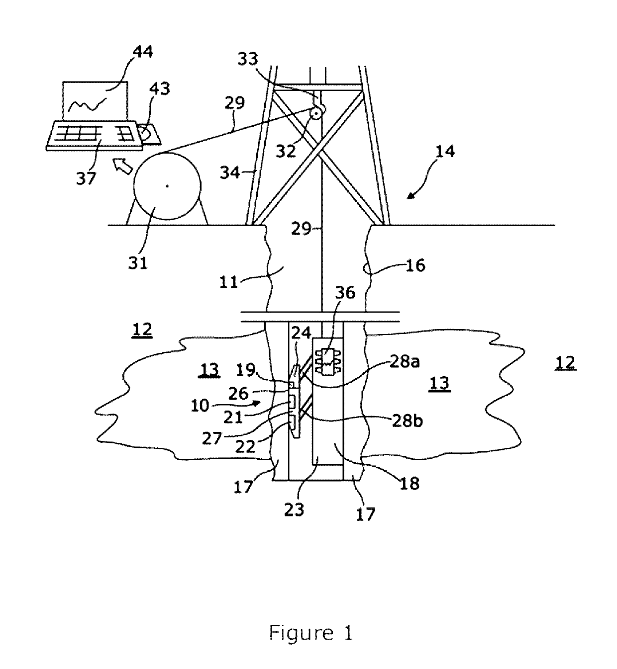 Coaxial reflectometer sensor elements