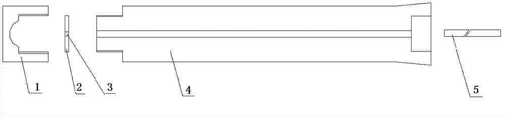 Sapphire optical fiber temperature sensor using separate type probe