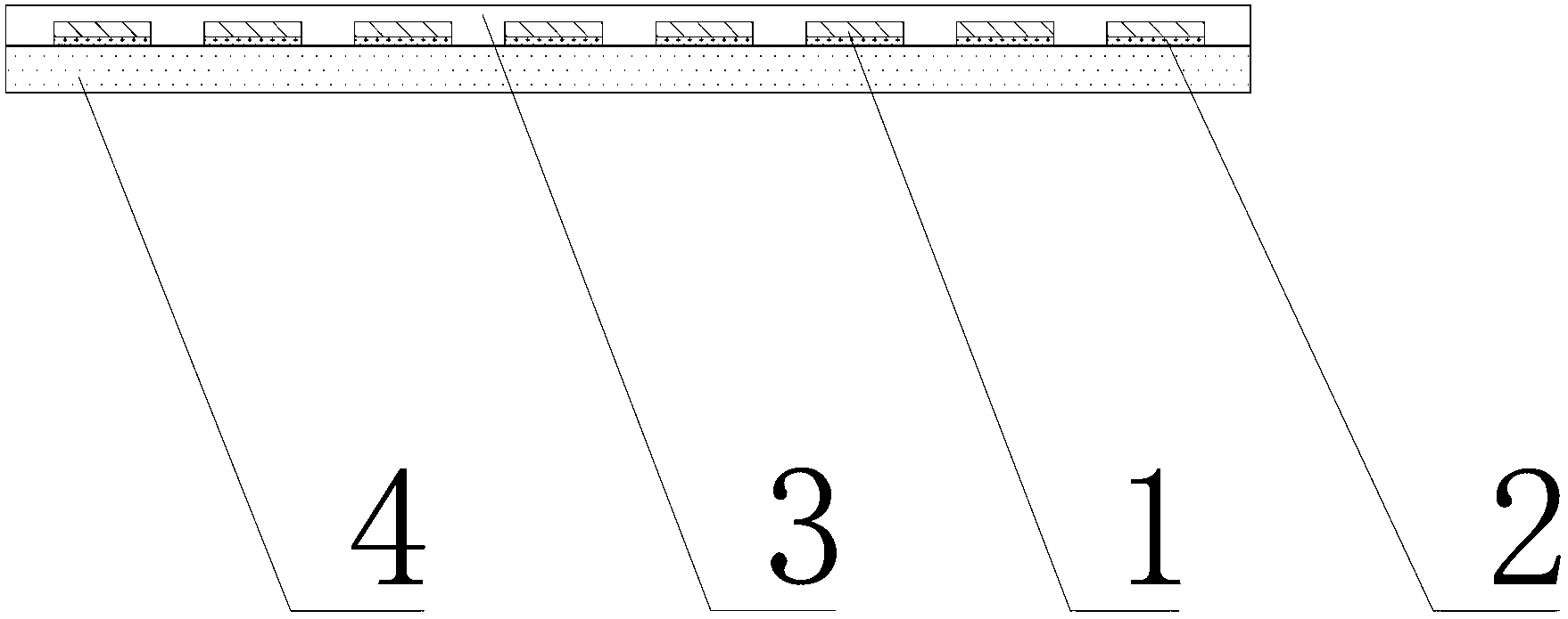 LED (light-emitting diode) packaging structure using transparent oxide substrate and packaging method thereof