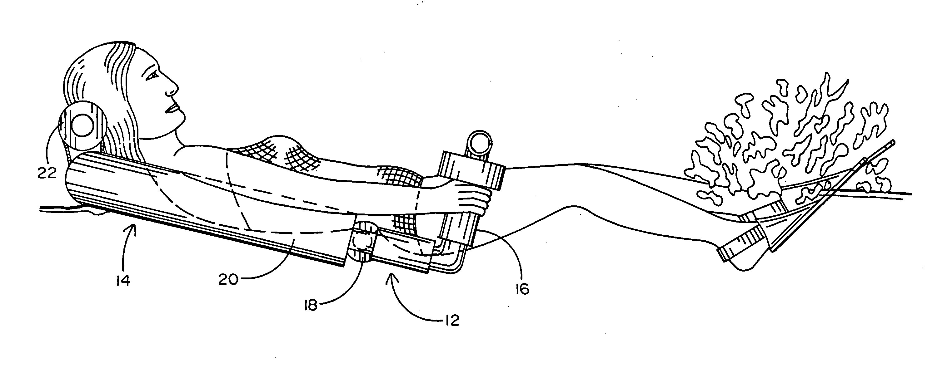 Dry head swimming exercise float