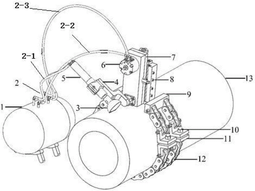 Portable minimally invasive sampling machine and application thereof