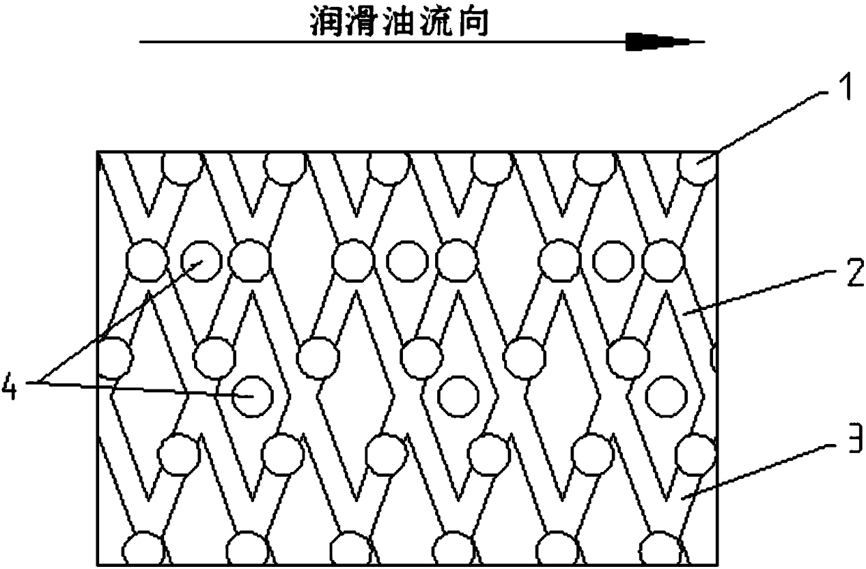 Composite surface structure friction pair