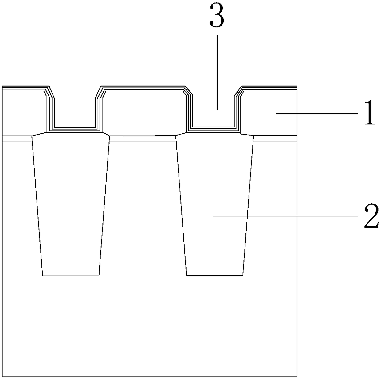 Method for improving filling defect of control gate