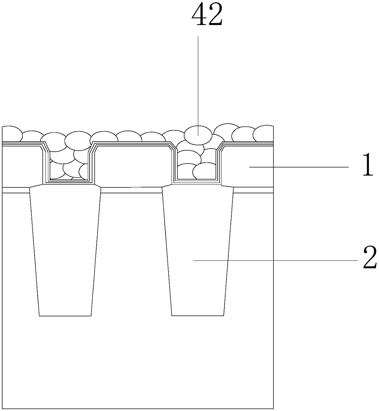 Method for improving filling defect of control gate