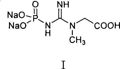 Synthesis of phosphocreatine disodium salt