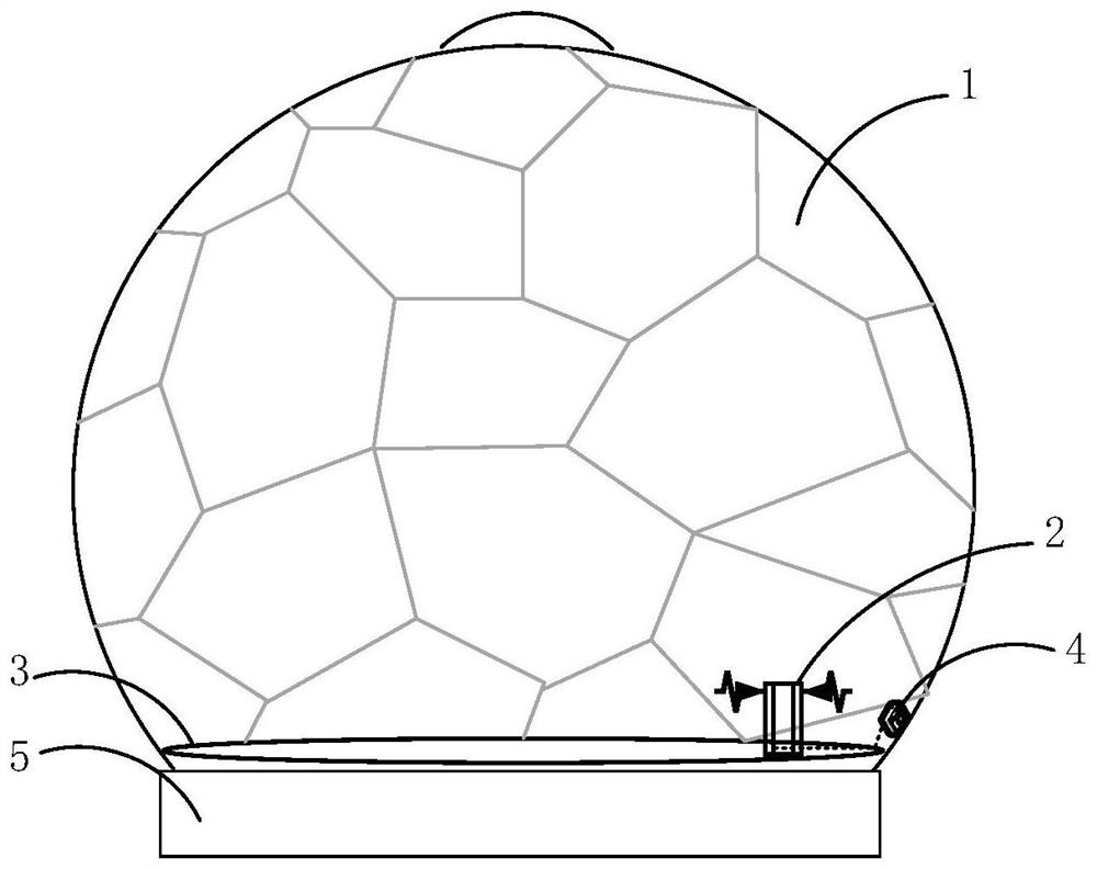 Deep learning-based health detection device and method for radome structure