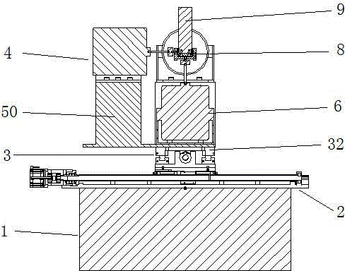 Machine tool three-dimensional dynamic cutting force follow-up analog loading device