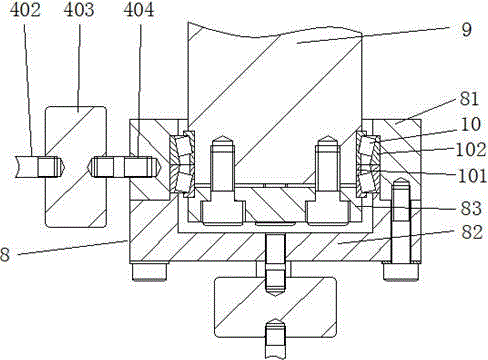 Machine tool three-dimensional dynamic cutting force follow-up analog loading device