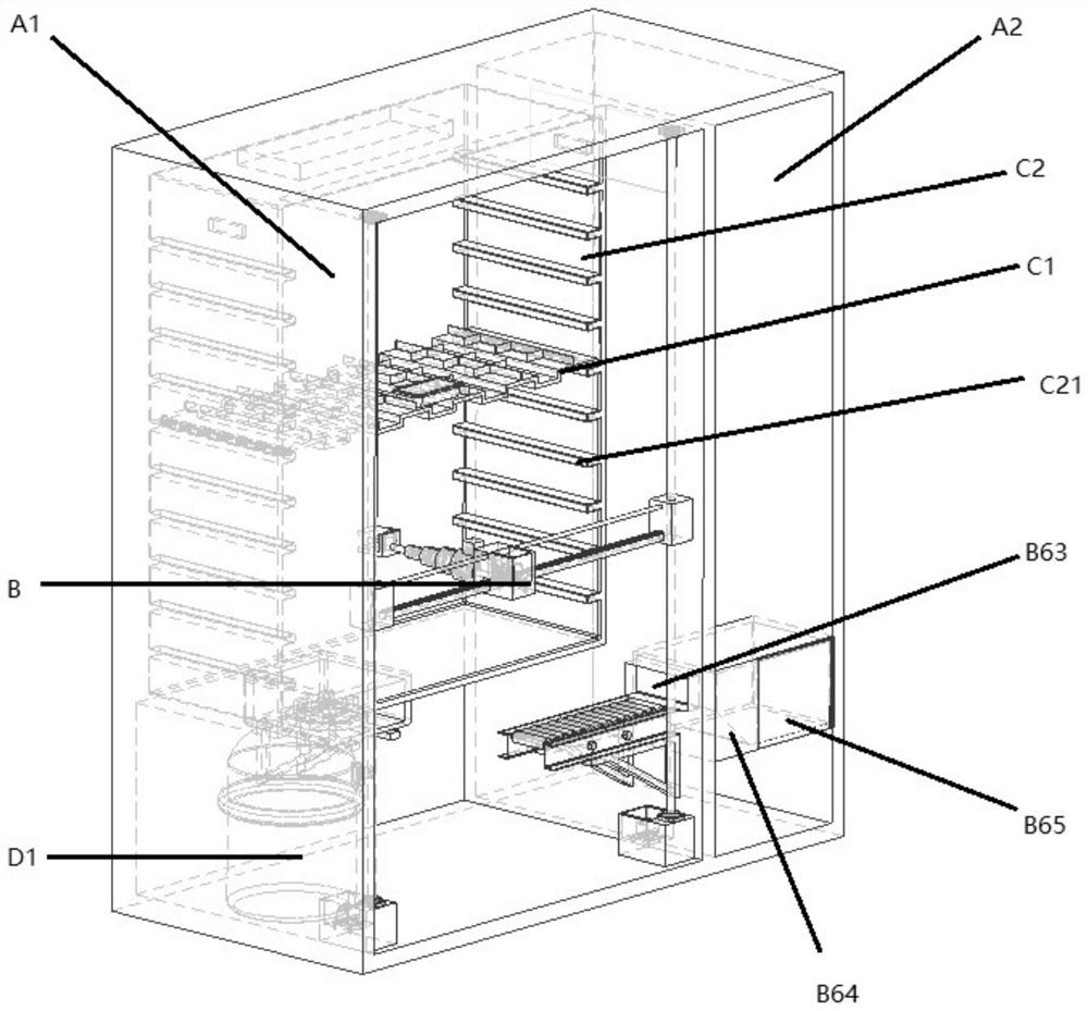 Multifunctional unmanned fast food vending machine