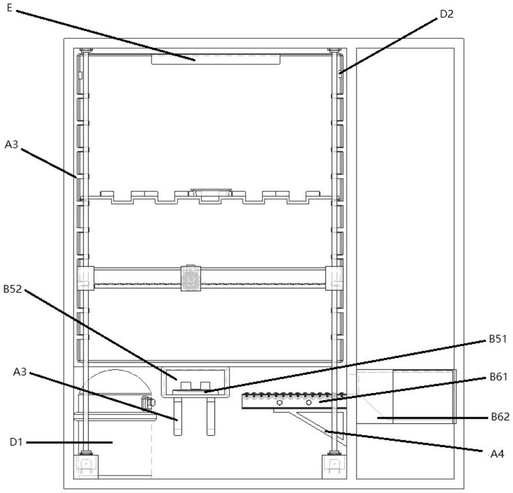 Multifunctional unmanned fast food vending machine