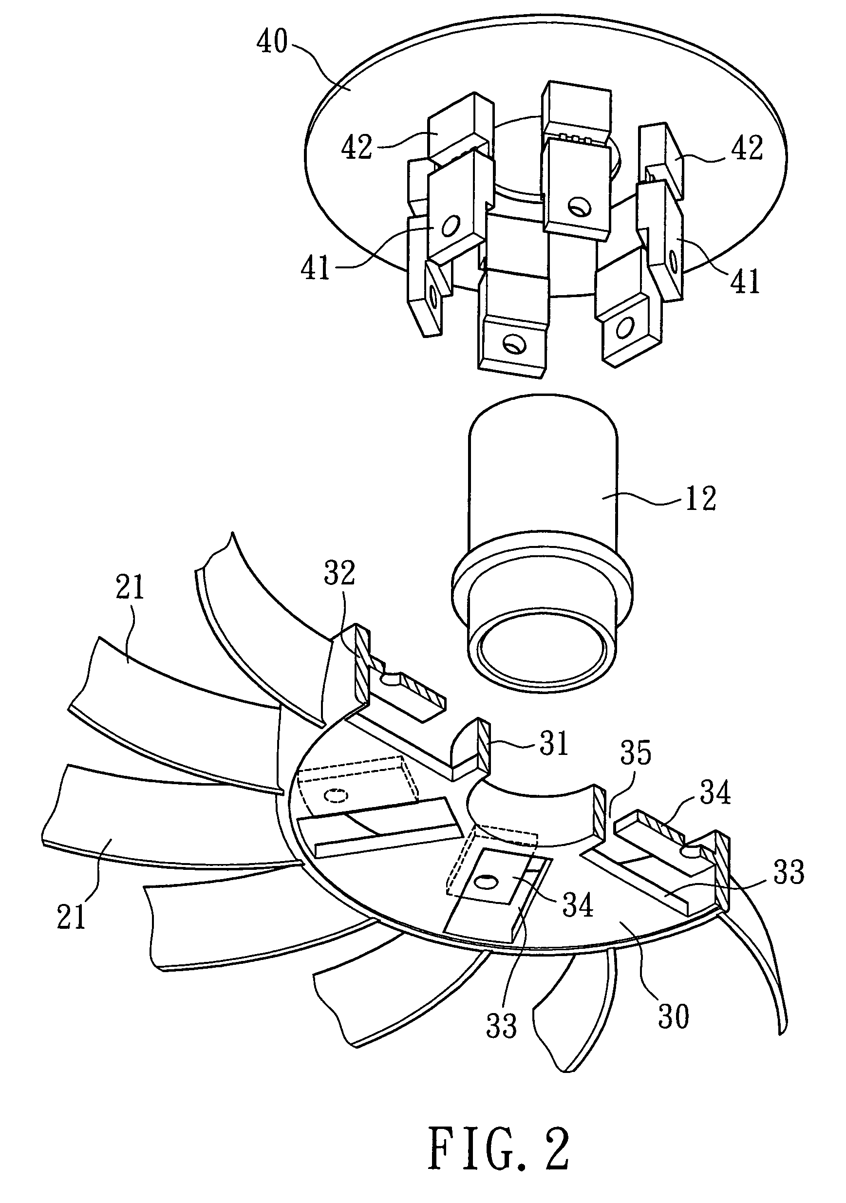 Heat-dissipating device for motor base