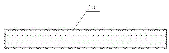 First packaged and then etched packaging structure with single chip normally installed and base islands buried and preparation method of structure