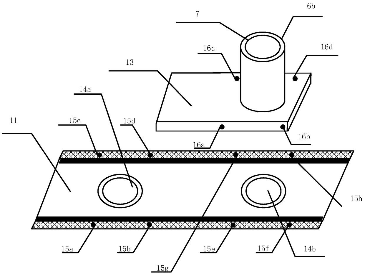 A method and device for collecting a section of a sediment layer during a mud deposition test